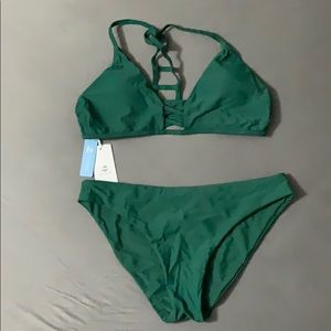 Kelly green Cupshe bikini